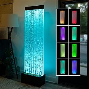 Bubble Wall, Waterfall Fountain, Led Color Changing Lights, Indoor Fountain, Sensory Room, Wall Fountain, Fountains Outdoor, Lighting Options, Product Ideas