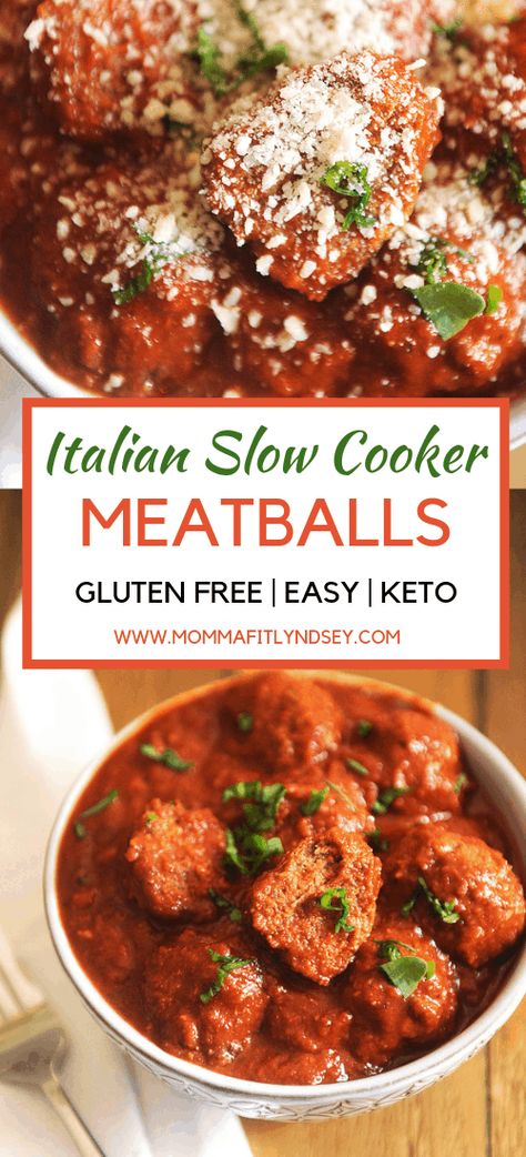 Crockpot Meatballs, Meatball Recipes Crockpot, Gluten Free Meatballs, Keto Meatballs, Italian Meatballs Recipe, Easy Crockpot Chicken, Stew Chicken Recipe, Crock Pot Meatballs, Slow Cooker Meatballs