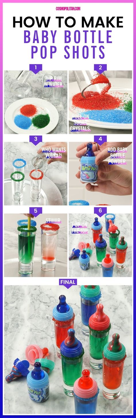 Best Baby Bottle Pop Shot Recipe - Baby Bottle Pop Recipes Baby Bottle Pop Drink, Sleepover Snack Ideas, Pregame Drinks, New Years Drinks, Cosmo Recipe, New Year's Drinks, Sleepover Snacks, Pop Drink, Bottle Shoot