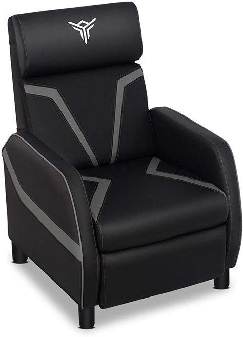 Amazon.com: Massage Gaming Recliner Chair with Footrest Racing Style, Single Ergonomic Lounge Sofa Modern PU Leather Reclining Home Theater Seating for Living & Gaming Room (Black+Blue): Kitchen & Dining Gaming Sofa, Game Chairs, Chair With Footrest, Sofa Modern, Bobber Motorcycle, Gaming Room Setup, Architecture Design Concept, Theater Seating, Home Theater Seating