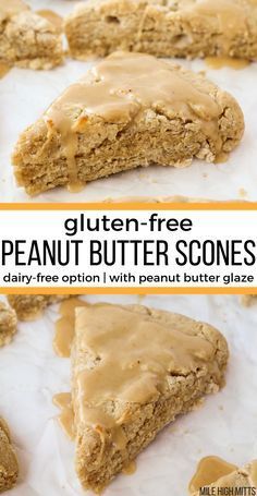 Peanut Butter Scones, Butter Scones, Baking Scones, Gluten Free Scones, Gluten Free Breakfast, Gluten Free Peanut Butter, Cake Vegan, Gluten Free Sweets, Gluten Free Dairy Free Recipes