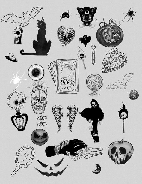 spooky vibe Grunge Tattoo, Sharpie Tattoos, Hand Doodles, Flash Tattoo Designs, Doodle Tattoo, Spooky Tattoos, Gothic Tattoo, Tattoo Stencil Outline, Dark Art Tattoo