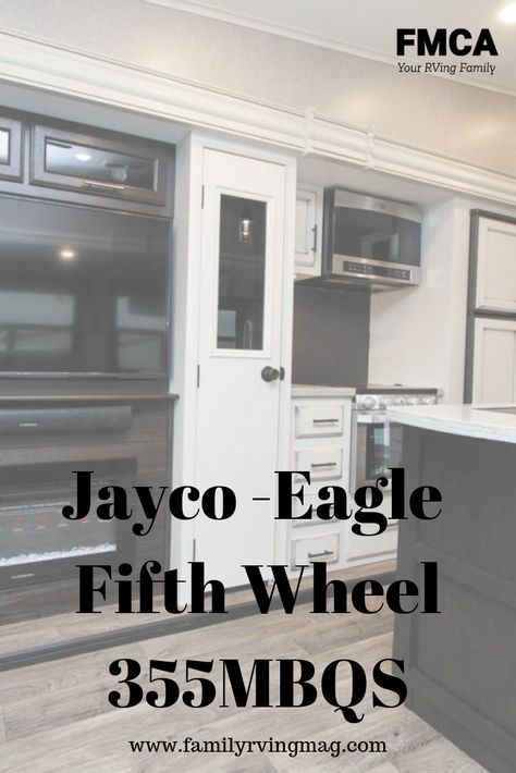 Jayco-Eagle Fifth Wheel 355MBQS Jayco Eagle Remodel, Jayco Campers, Radiant Barrier, Rv Maintenance, Dinette Tables, Stone Backsplash, I Beam, Rv Lifestyle, Residential Interior Design