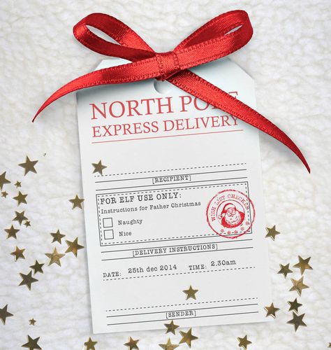 Xmas Letter, Mail Room, Tags Design, North Pole Express, Gift Tag Design, Santa Card, Gift Label, Crafty Christmas, Christmas Stationery