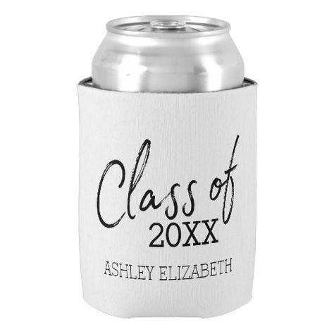 Graduation Koozie Ideas, High School Graduation Party Centerpieces, Graduation Koozies, Boys Graduation Party, Diy Graduation Decorations, Diy Graduation Decorations Party, Girl Graduation Party, Senior Graduation Party, Boy Graduation