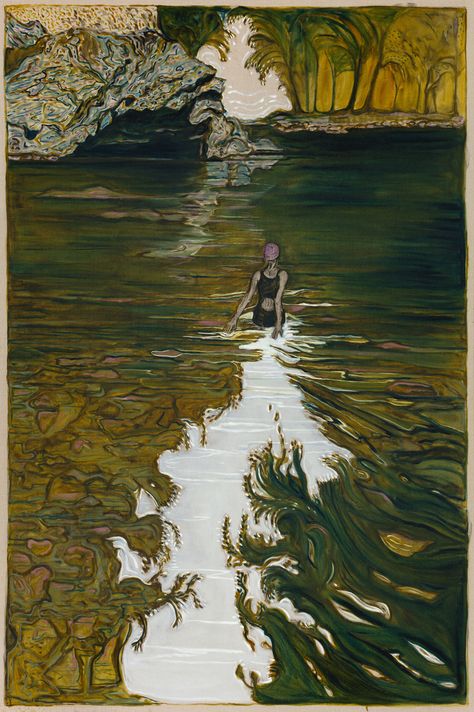 Thunderstruck (Billy Childish (British, b. 1959), cave, 2019. Oil...) Stuckism, Billy Childish, Street Gallery, New York Art, Artist Gallery, Art Architecture, Wall Gallery, British Artist, Front Room