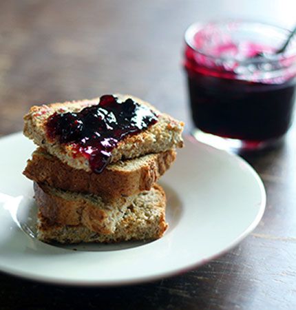 Saskatoon Berry Jam - Fruit Pectin - Fruit Pectin crystals are a fast and easy way to make good old homemade jams. Be sure not to deviate from the ingredient measurements or methods-fruit pectin requires a certain amount of sugar, acid and cooking time to form a proper gel. Saskatoon Berry Jam, Saskatoon Jam, Saskatoon Recipes, Saskatoon Berry Recipe, Berry Jam Recipe, Pickled Beets Recipe, Saskatoon Berry, Measuring Ingredients, Berry Jam