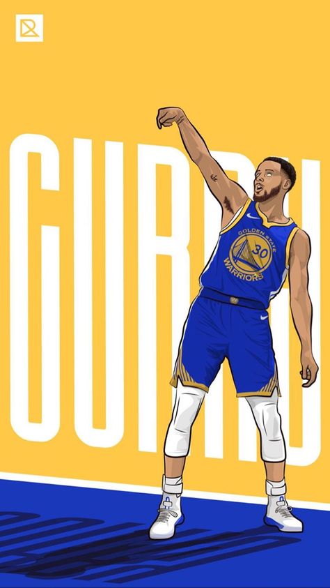 Stephen Curry Vector Art, Basketball Animated, Nba Wallpapers Stephen Curry, Stephen Curry Wallpaper, Mvp Basketball, Basketball Drawings, Nba Artwork, Curry Wallpaper, Golden State Warriors Basketball