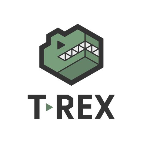 St. Louis T-Rex. One of my favorite logos Trex Logo, Nc Logo, Sketchbook Assignments, Innovation Center, T Rex Humor, Southern Illinois, Studio Logo, Game Logo, Animation Design