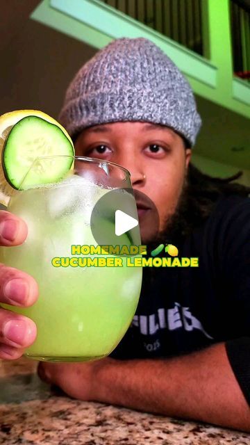 Brandon Horton on Instagram: "I can't believe how Good and refreshing this Homemade Cucumber Lemonade was 🤗 Recipe ⬇️

Ingredients:
1 medium Cucumber 
1 cup lemon juice (6-7 lemons)
3 cups cold water
Agave to taste 

#explorepage✨#homemadelemonade #cucumberlemonade #refreshing #plantbasedbrandon #lemonade #freshlysqueezed #voiceover #instagood #easyrecipes #healthiswealth"