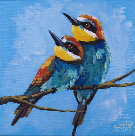 Learn How to paint two birds on a branch Acrylic April Daily Painting on Canvas step by step, free video lesson and traceable. Day 13 Enjoy this Beginners step by step how to paint full acrylic art lesson! Paint better in 30 days. Image is property of The Art Sherpa and intended for the Students Personal education and Enjoyment. For questions regarding using any Art Sherpa painting in a commercial setting labs@theartsherpa.com #AcrylicApril #AcrylicApril2020 #AcrylicAprilItsNoJoKe #AACH Painting Ideas Birds, Acrylic Painting Birds, How To Start Painting, Bird Painting Acrylic, The Art Sherpa, Painting Birds, Acrylic Tutorials, Acrylic Painting Tutorials, Simple Acrylic Paintings