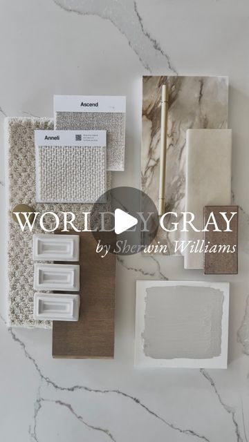 Tara Nelson on Instagram: "Worldly Gray by Sherwin Williams 🤍  Worldly Gray by @sherwinwilliams is a such a beauty! This gorgeous griege has such a pretty yellow undertone making it perfect for cabinetry, living spaces, doors, trim, and exteriors!   Would you use this color in your home? Let me know what you think!   Photo via: hanashappyhome.com Photo via: diybunker.com Photo via: plan-home.com Photo via: Pinterest.com Photo via: plan-home.com Photo via: jennakatesthome.com Photo via: jennakatesthome.com Photo via: plan-home.com Photo via: pinterest.com Photo via: jennasuedesign.com Photo via: thecreativityexchange.com Photo via: nicolashome.com Photo via: Pinterest.com  And don’t forget to like, save, and follow @taranelsondesigns for more home and lifestyle content 🤍  #worldlygray #sh Worldly Gray Sherwin Williams Kitchens, Gray Home Exterior Paint, Worldly Gray Sherwin Williams Living Rooms, Colors To Pair With Gray, Worldly Gray Sherwin Williams Bedrooms, Worldly Gray Color Palette, Best Gray Paint Colors Sherwin Williams, Worldly Gray Coordinating Colors, Worldly Gray Exterior