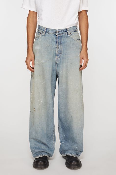 Super baggy fit jeans - 2023M - Light blue 2023 Jeans, Acne Denim, Baggy Fit Jeans, Acne Jeans, Acne Studios Jeans, Suit Jacket Dress, Wide Jeans, Fashion Wishlist, Light Blue Jeans