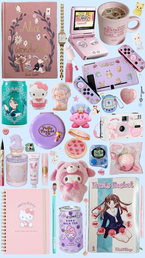 Oh, to be a Shoujo protagonist…with a Shoujo room #trinkets #kawaii #cutecore #shoujo Shoujo Room, Shoujo Protagonist, Room Trinkets, Kawaii Cutecore, Wishlist Ideas, Fruits Basket, Polly Pocket, Milk Tea, Christmas List