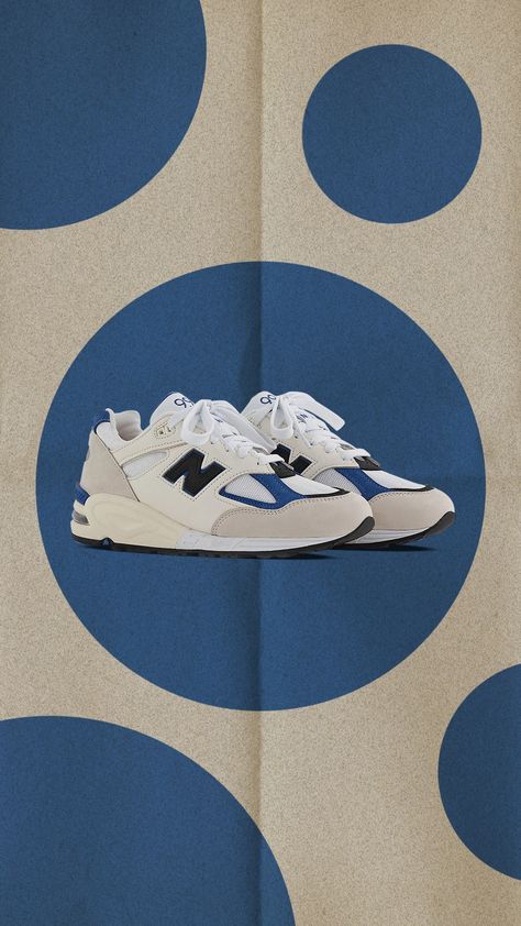 New Balance Poster, Shoes Poster, Teddy Santis, Shoe Poster, Balance Design, Year Book, Sneaker Art, New Balance Sneakers, Photoshop Design