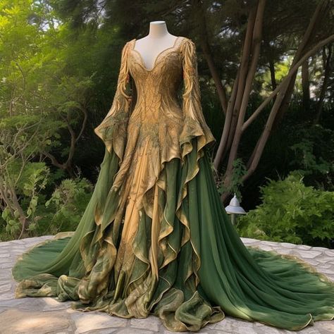 The Hobbit Clothes, Hobbit Clothing, Hobbit Dress, Twilight Dress, Whimsical Clothing, Forest Clothing, Elven Queen, Wizard Robes, Elven Princess