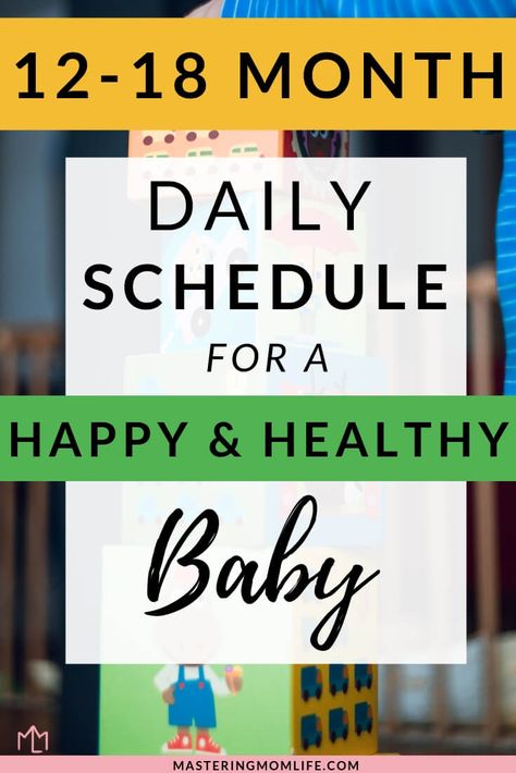 12-18 Month Sample Schedule to Make Your Baby Happy & Healthy! This 12-18 month old schedule includes 12-18 month activities, nap schedules, feeding schedules and toddler transitions. It’s a comprehensive, detailed baby schedule to help your baby grow and develop! #parenting101 #babytips #Parenthood #parenting #freeprintable 12 Month Old Schedule, Moms On Call, Baby Feeding Chart, Baby Feeding Schedule, Baby Schedule, Baby Feeding Bottles, Mom Life Hacks, Baby Grow, Daily Schedule