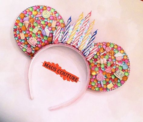 Birthday Mouse Ears, Diy Birthday Mickey Ears, Diy Minnie Ears Template, Disney Ears Birthday, Birthday Minnie Ears, Disney Birthday Ears, Birthday Mickey Ears, Disneyland Ideas, Disneyland 2023