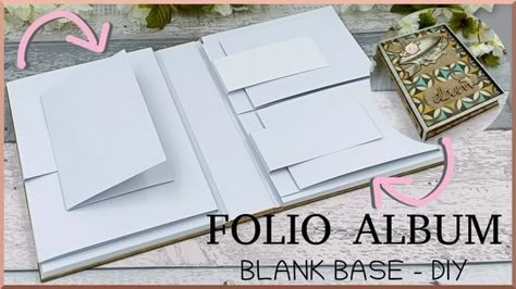 TUTORIAL - Folio Album - Blank Base - Craft O'Clock - Seaside Greetings - scrapbooking ideas, diy Craft Portfolio Ideas, Mini Scrapbook Albums Ideas, How To Make A Photo Album Diy, Diy Album Scrapbook, Album Craft Ideas, Page Scrapbooking Inspiration, Mini Album Tutorial Templates, Folio Tutorials, Diy Mini Album Tutorial