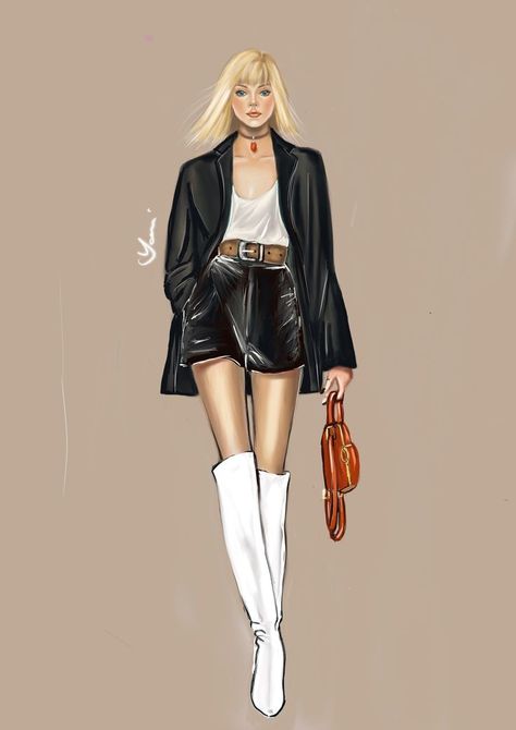 Pin by Maryana Marys on Fashion illustrations in 2022 | Fashion illustration sketches dresses, Fashion drawing dresses, Fashion illustration dresses Long White Boots, Dresses Fashion Illustration, Modern Fashion Illustration, Illustration Design Inspiration, Leather Dress Fashion, Fashion Illustration Design, Inspiration Sketch, Fashion Model Drawing, Fashion Model Sketch