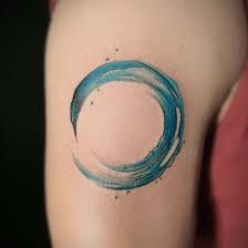 Enso Tattoo, Small Back Tattoos, Watercolor Tattoos, Minimalist Watercolor, Painting Tattoo, Watercolor Brush, Back Tattoos, Watercolor Brushes, Tattoo You