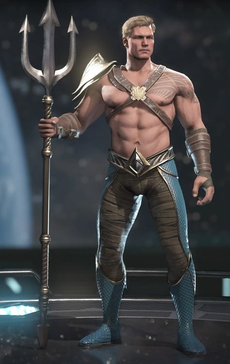 Aquaman Injustice, Aquaman Costume, Aquaman Dc Comics, Bane Batman, Superhero Designs, Injustice 2, Mermaid Halloween, Dc Comics Superheroes, Lex Luthor