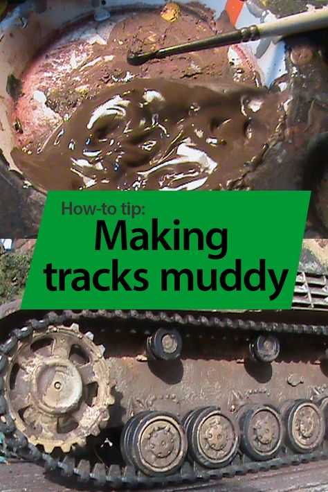 5 simple steps to dirty, well-used armor tracks for your next scale model. Modelling Tips, Camouflage Coat, Model Tips, Scale Model Building, Modeling Techniques, Modeling Poses, Model Painting, Diorama Ideas, Scale Model Kits