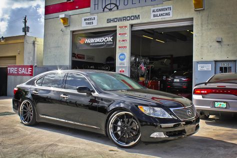 Lexus Sedan, 22 Inch Rims, Lexus Ls 460, Luxury Sedans, Rims For Sale, Wallpapers Home, Lexus Ls460, Black Cars, Tires For Sale