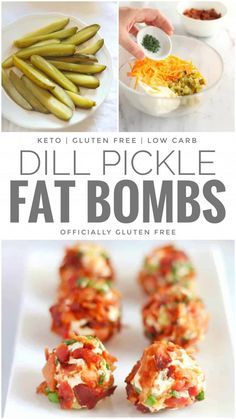 Winter Snacks, Keto Gluten Free, Health Fitness Nutrition, Resep Diet, Fat Bomb Recipe, Low Carb Diets, Dill Pickles, Recetas Keto, Keto Fat