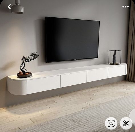 C-14-14  (MODERN MINIMALIST)  	⁃	Cream,wood,black  Bahagian tv  	⁃	backdrop  	⁃	tv cabinet  *backdrop and tv cabinet colour sama dgn cabinet dapur  ￼￼  Kitchen Cabinet  	⁃	L shape  	⁃	wet kitchen dekat luar 	⁃	pull out drawer sebelah peti ais  	⁃	colour beige/nude/cream ￼￼￼ 	⁃	sliding door hitam  ￼￼  Dining table  -marble top -wooden chair  ￼￼￼  Side board drawer  -black colour  -design + big mirror  ￼￼￼  cat rumah  -Jotun  -code cream/skylight  ￼ Tv Console Contemporary, Floating Console Table Living Room, Console With Drawers, Floating Tv Cabinet, Floating Tv Console, Backdrop Tv, Living Room Tv Cabinet, Living Tv, Floating Tv Stand