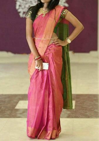 Make Up Trend, Latest Silk Sarees, Uppada Pattu Sarees, Pattu Saree Blouse Designs, Cotton Saree Designs, Designer Silk Sarees, Sari Blouse Designs, Silk Saree Blouse Designs, Half Saree Designs