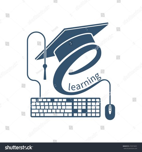 Ict In Education Images, Ict Logo Design, Technology And Livelihood Education Design, E Learning Design Ideas, Online Learning Logo, School Logo Design Ideas, Ict Logo, Education Graphic Design, Learning Logo Design