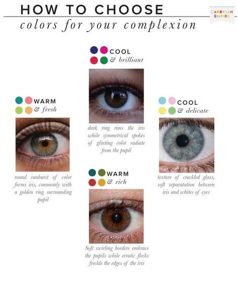 Determine your season by your eyes: Winter, Summer, Autumn, Spring (scheduled via http://www.tailwindapp.com?utm_source=pinterest&utm_medium=twpin&utm_content=post158475151&utm_campaign=scheduler_attribution) Spring Eyes, Soft Autumn Deep, Summer Eyes, Dark Rings, Soft Summer Colors, Skin Undertones, Colour Analysis, Mode Tips, Winter Color Palette