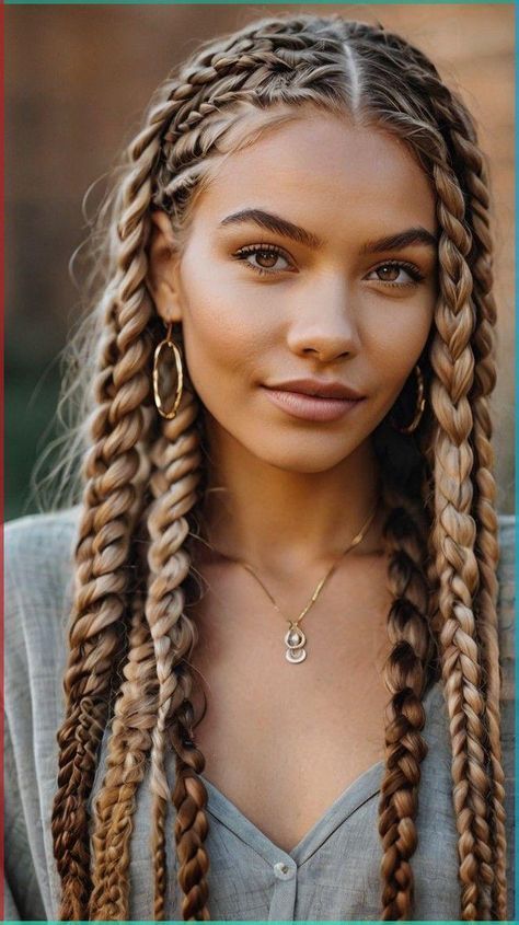 Boho Style Hair, Picture Day Hair, Viking Braids, Beachy Hair, Viking Hair, Hair Mistakes, Heatless Hairstyles, Pretty Braided Hairstyles, Box Braid