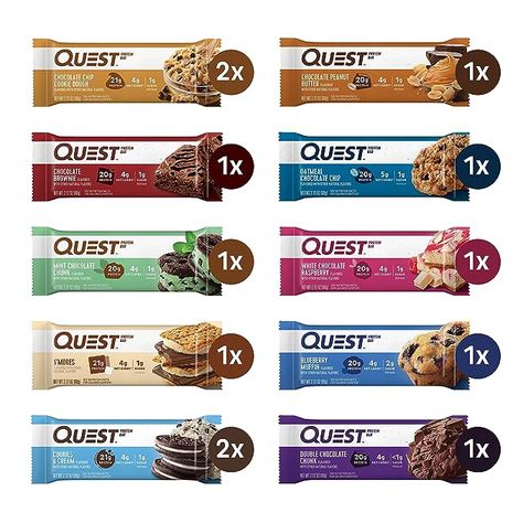 High Protein, Low Carb, Gluten Free, Keto Friendly, 12 Count Quest Protein Bars, Quest Protein, Quest Bar, Best Protein Bars, Healthy Bars, Quest Nutrition, Best Protein, High Protein Low Carb, Low Carb Gluten Free