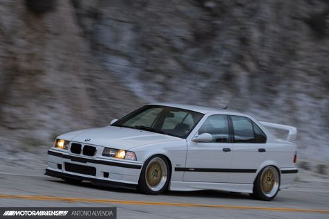 Cult Classic – S54 Swapped E36 M3 Sedan | MotorMavens • Car Culture & Photography Bmw E36 Sedan, E36 M3 Sedan, Bmw E36 Convertible, Bmw E30 325 Modified, Bmw E36 Cabrio, E36 Sedan, E36 Compact, E36 Coupe, M3 Sedan