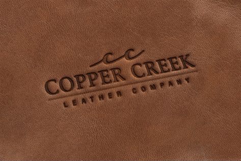 Leather Logo Design, Leather Brand Logo, Crafter Logo, Leather Branding, Jeans Label, Leather Inspiration, Leather Company, Leather Shops, Embossed Logo