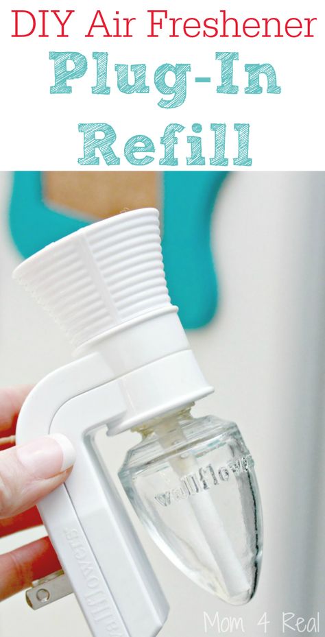 DIY Air Freshener Plug In Refill Diy Hanging Shelves, Diy Air Freshener, Wine Bottle Diy Crafts, Wine Bottle Diy, Floating Shelves Diy, Cleaners Homemade, Diy Tips, Mason Jar Diy, Diy Home Decor Projects