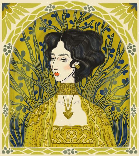 All Posts • Instagram Lisa Perrin, Gold Portrait, Adele Bloch Bauer, Back In 2006, Klimt Inspired, Woman In Gold, Inspired Illustration, Adele, Always Be