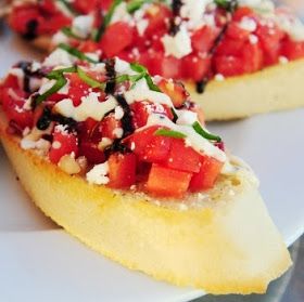 Jack Astors Bruschetta, Fresh Bruschetta, Gluten Free Puff Pastry, Bruschetta Recipe, Quick Dinner Recipes, Special Recipes, Yummy Appetizers, Appetizers For Party, Copycat Recipes