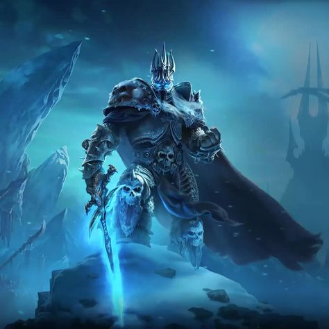 Wrath of the Lich King Is Coming to WoW Classic In September - POPSUGAR Australia World Of Warcraft Classic, Wrath Of The Lich King, Arthas Menethil, The Lich King, The Lich, Lich King, Realistic Tattoo, Gallery Wallpaper, Minecraft Art