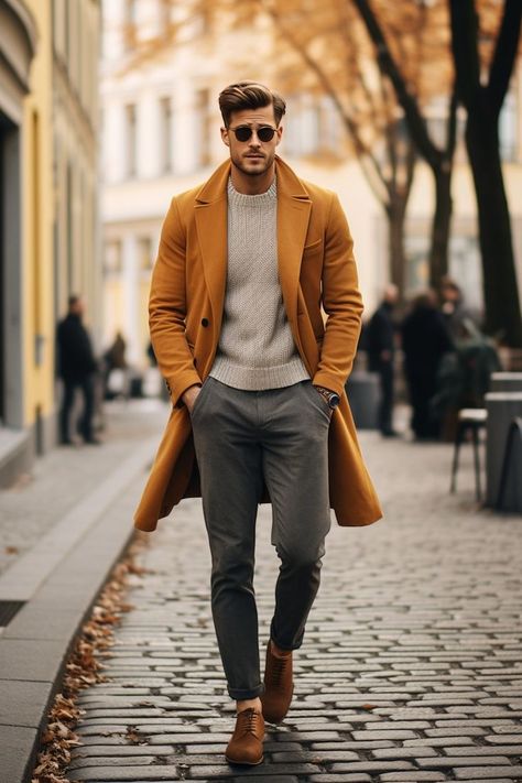 Elevate Your 2024 Wardrobe with Old Money Men's Fashion Essentials Mens Outfits Winter Street Fashion, Stylish Men Winter Outfit, Men’s Paris Outfits Winter, Men Paris Outfit Winter, Old Money Outfits Men Fall Winter, Old Money Casual Outfits Men, Old Money Fall Outfit Men, Mens Preppy Fashion, Mike Outfits