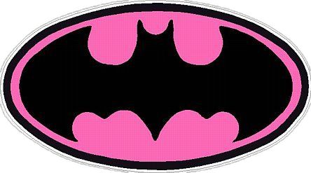 Batwoman Logo, Pink Batman Logo, Batfamily Stickers, Pink Lego Batman, Batman Stickers, Printable Stickers, Hot Pink, Batman, Pink