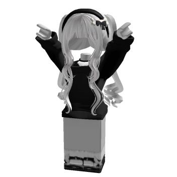 Roblox Pink And Black Outfit, White Hair Roblox Avatars, Black And White Roblox Avatar, Roblox Chars, Fairy Grunge Outfit, Outfit Ideas Emo, Roblox Emo Outfits, Roblox Skin, Emo Roblox Avatar