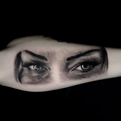 Girlfriend Eyes Tattoo, 2024 Tattoo, Punk Nails, Back Tattoos For Guys, Eye Tattoo, Luxury Aesthetic, Back Tattoos, Forearm Tattoos, Love Mom