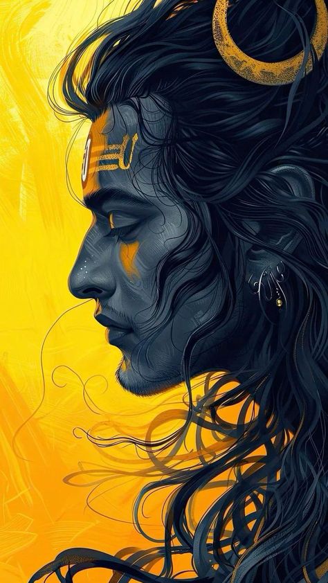 Lord Shiva Meditating Hd Wallpaper, God Related Wallpaper, Hd Drawings, God Illustration Art, Siva Art, Lord Shiva Meditating, Siva God, Mahadev Painting, Hindu God Painting