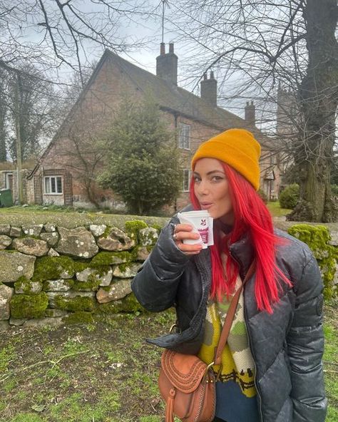 Dianne Buswell on Instagram: "What a beautiful weekend 💜 1. Testing out the Avebury coffee 2. One of the many pics we took with a thatched roof !!! 3. Another thatched roof !!! 4. The first thatch that joe ever worked on 5. One of the Avebury stones 👀 what’s your theory ? 6. Me in a sea of green 💚 7. I tried to take an artsy pic 😏 8. My coffee looked like ying and Yang ☯️ 9. 💐 🌸 just some preety flowers ! 10 walking the streets of corsham 😍 @themethuenarms #avebury #corsham #cotswolds #u Dianne Buswell, Strictly Professionals, Ying And Yang, Beautiful Weekend, Thatched Roof, My Coffee, Country Chic, A Sea, The Streets