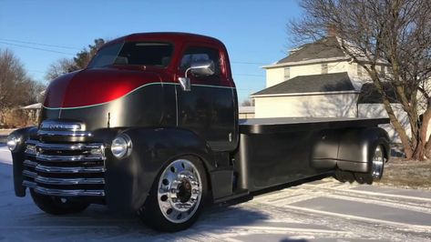 1953 Chevrolet COE Custom Chop Top Truck Build Coe Trucks, Classic Muscle Cars, Lowrider Trucks, Truck Flatbeds, Dropped Trucks, Dually Trucks, Vintage Pickup Trucks, Chevy Pickup Trucks, Cab Over