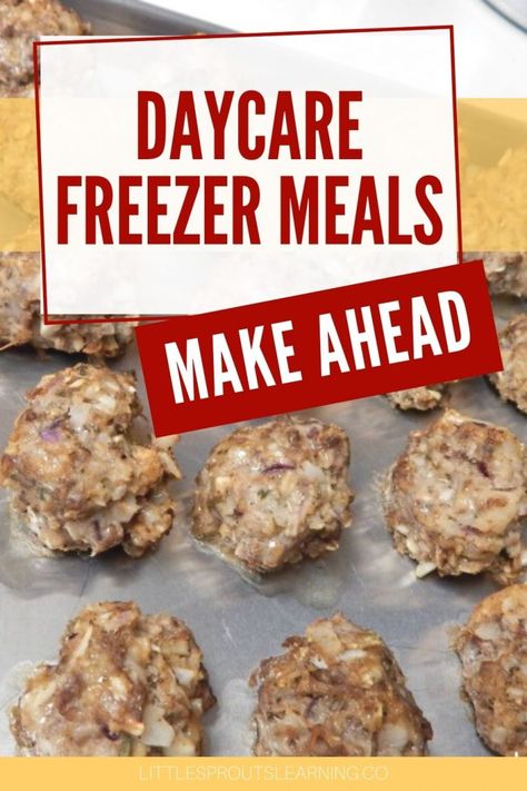 Meal Prep For Toddlers, Daycare Meal Plan, Daycare Lunch Menu, Daycare Lunch Ideas, Care Meals, Easy Toddler Lunches, Meal Plan For Toddlers, Freezer Lunches, Daycare Meals