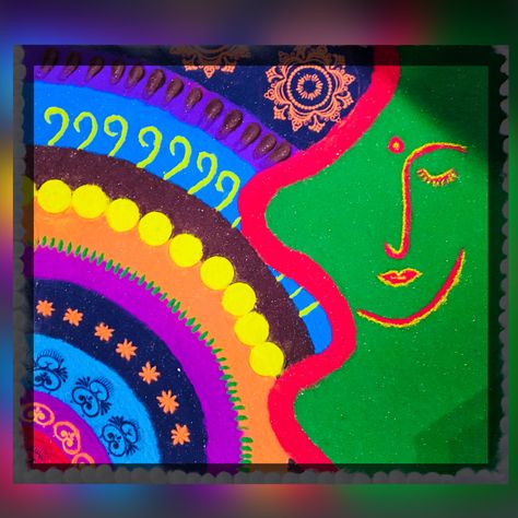 Roop Chaudas Rangoli Design, Roop Chaudas Rangoli, Roop Chaudas, Chaudas Rangoli, Abstract Rangoli, Rangoli Designs Simple Diwali, Abstract Tree Painting, Diwali Rangoli, Abstract Tree